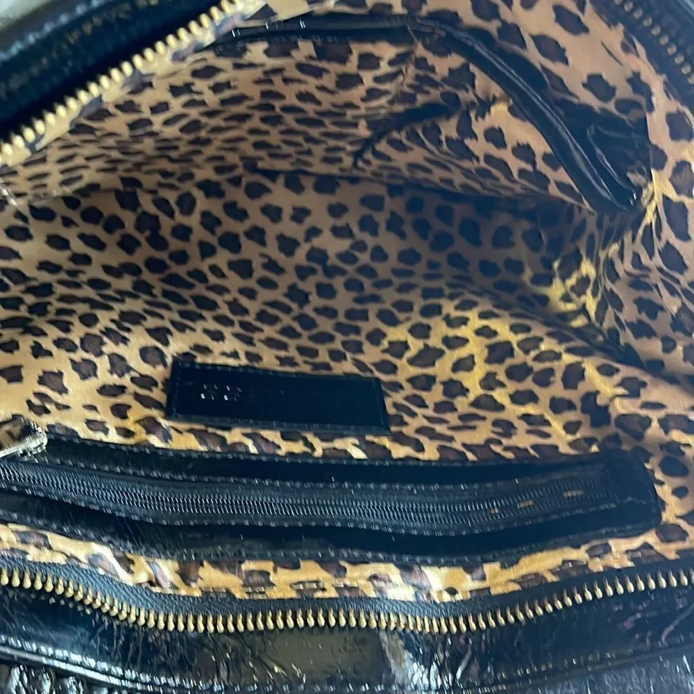 Express Large Black Clutch